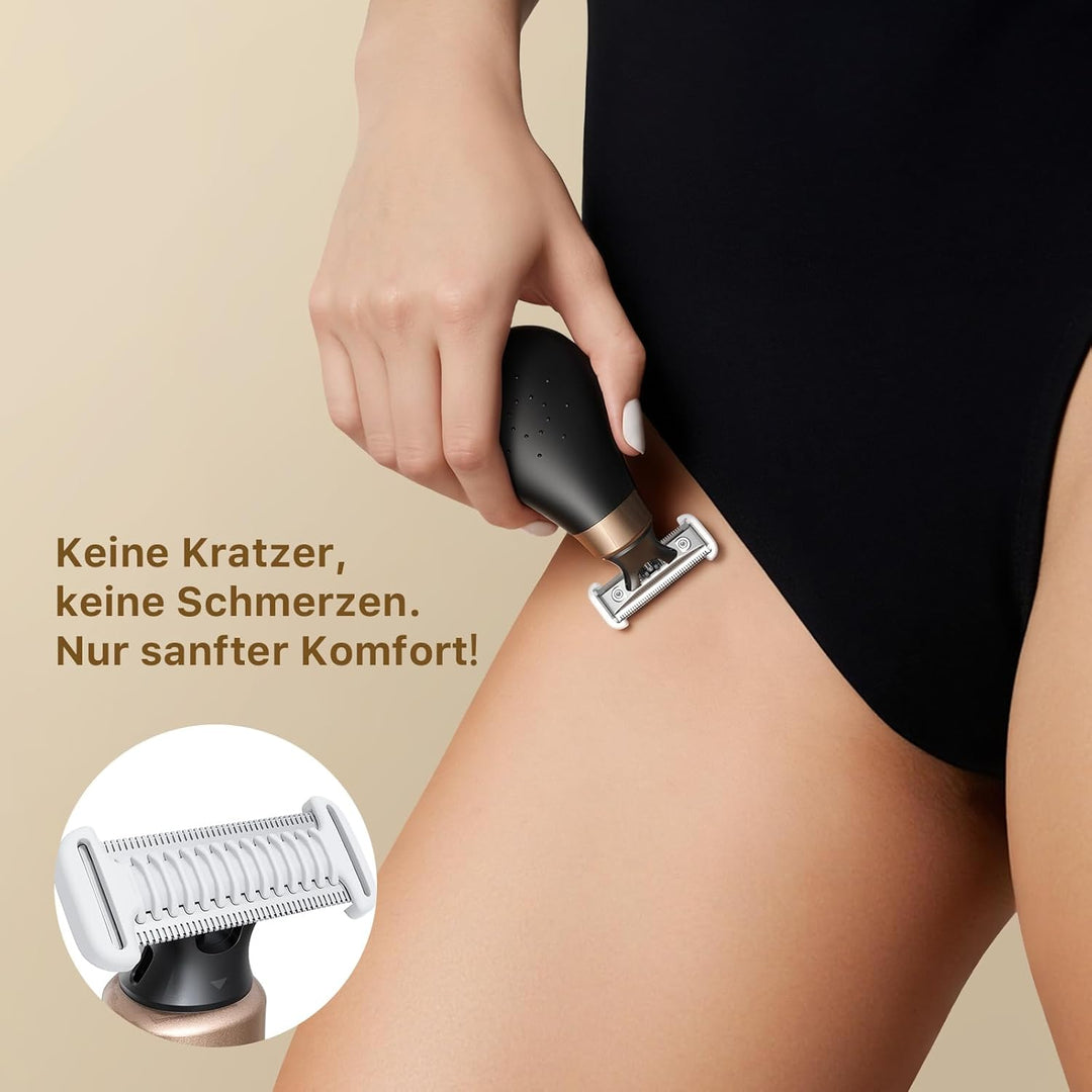 Damen Reise Elektrischer Trimmer Intim Schamhaarentfernung Elektrischer Body Groomer Kleiner Tragbar