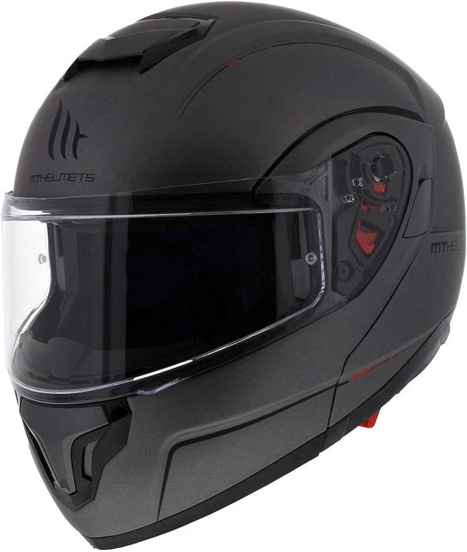 MT HELMETS Atom Sv Solid Matt Titanium S S MATT TITANIUM, S MATT TITANIUM