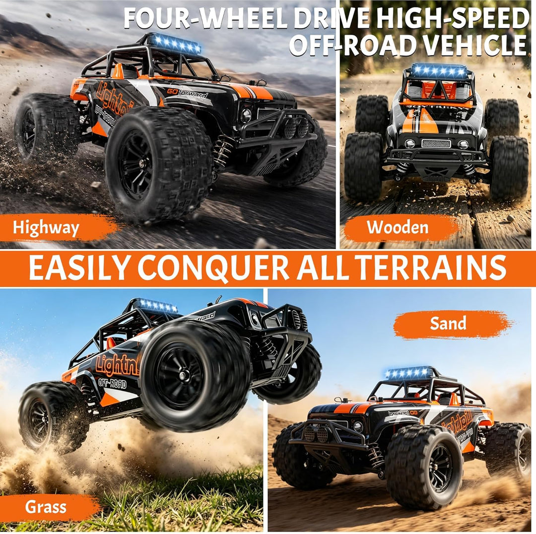 JOYTREKY Ferngesteuertes Auto, RC Auto 1：18 Monster Truck 45KM/H 4WD Geschenk fürTeenager Erwachsene