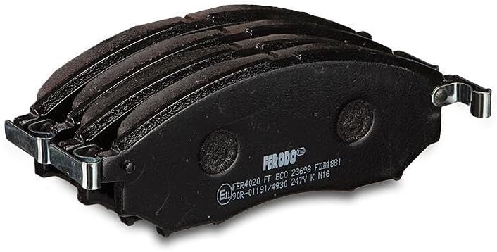 Ferodo FDB1881 Bremsbelagsatz, Scheibenbremse - (4-teilig) - (4 Stück)