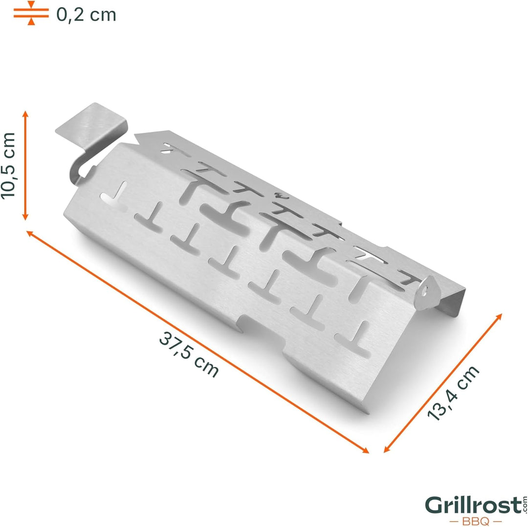 Grillrost.com Das Original Edelstahl Brennerabdeckung passend für Boston - Pro 3/4/EVO (alle Modelle