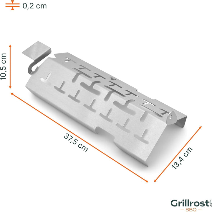 Grillrost.com Das Original Edelstahl Brennerabdeckung passend für Boston - Pro 3/4/EVO (alle Modelle