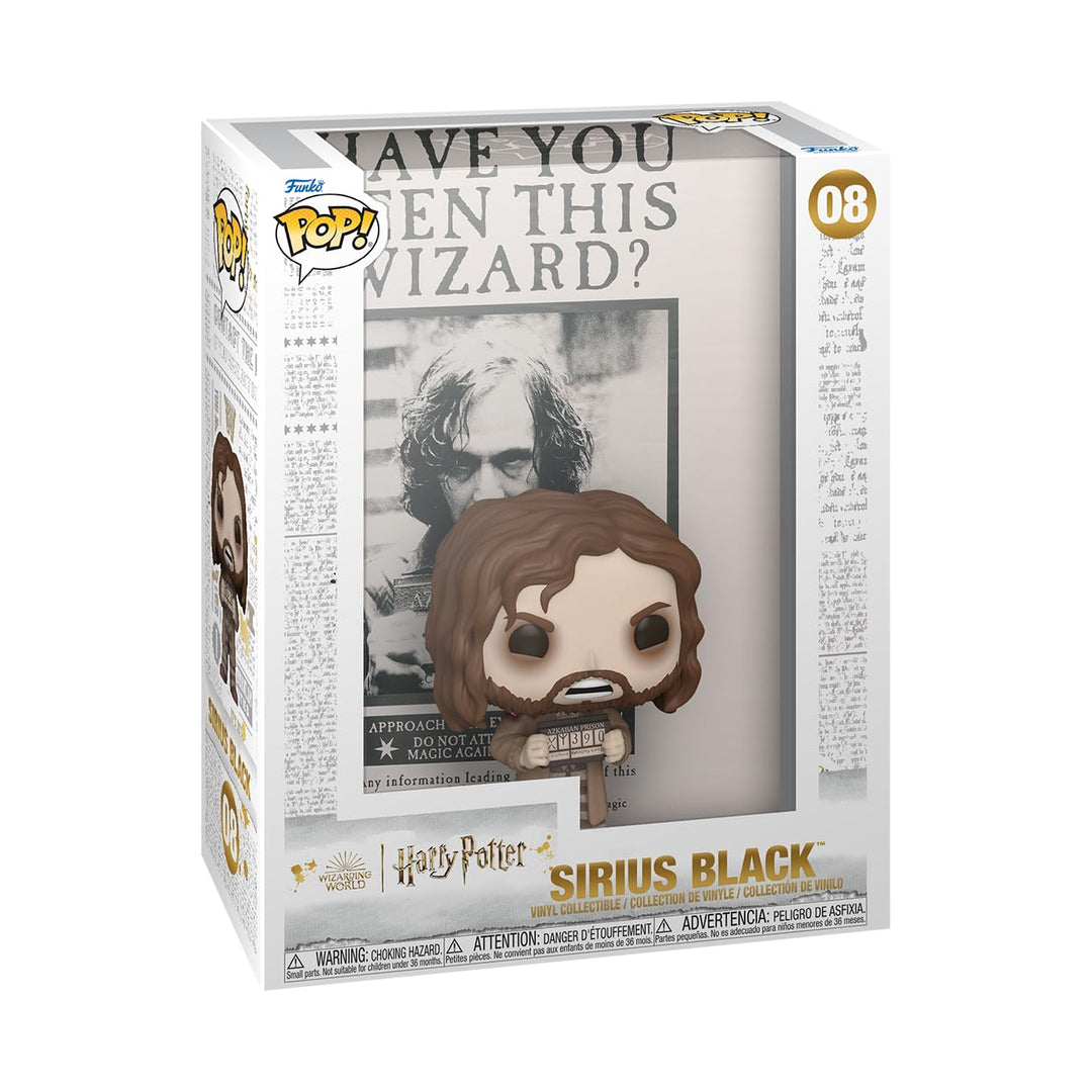 Funko POP! Cover: Harry Potter Prisoner of Azkaban - Poster mit Sirius Black - Vinyl-Sammelfigur - G