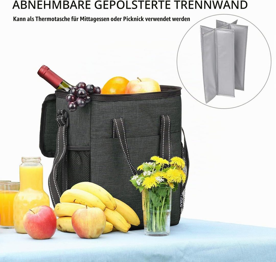 Kato Tirrinia Flaschentasche 6 Flaschen Wein Kühltasche Flasche Kühltaschen, Weintasche Kühltaschen
