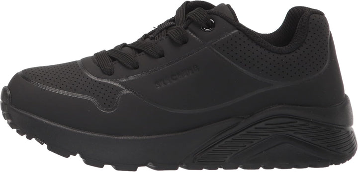 Skechers Jungen Uno Lite-delodox Sneaker, Black Synthetic Trim L