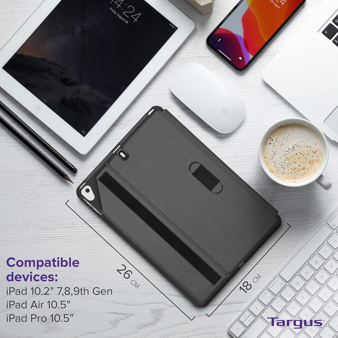 Targus Click-In Hülle, iPad Hülle 10,2 Zoll für 7./8./9. Generation, leichte und robuste Tablet Hüll