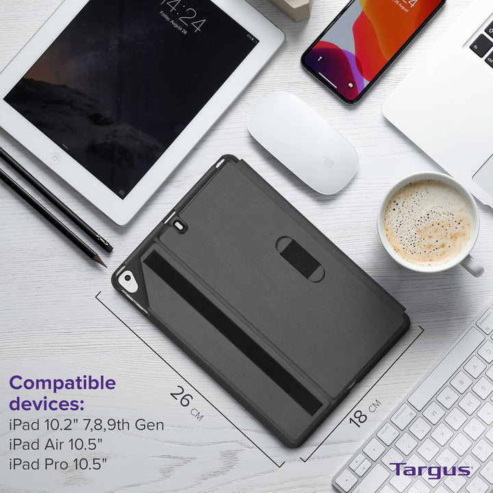 Targus Click-In Hülle, iPad Hülle 10,2 Zoll für 7./8./9. Generation, leichte und robuste Tablet Hüll