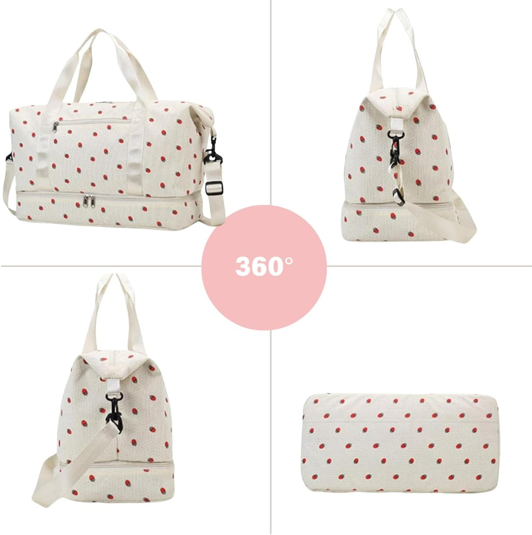 Sporttasche Kinder Mädchen Reisetasche Jungen mit Schuhfach Reisetaschen Weekender Sporttaschen Trav