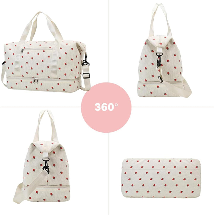 Sporttasche Kinder Mädchen Reisetasche Jungen mit Schuhfach Reisetaschen Weekender Sporttaschen Trav