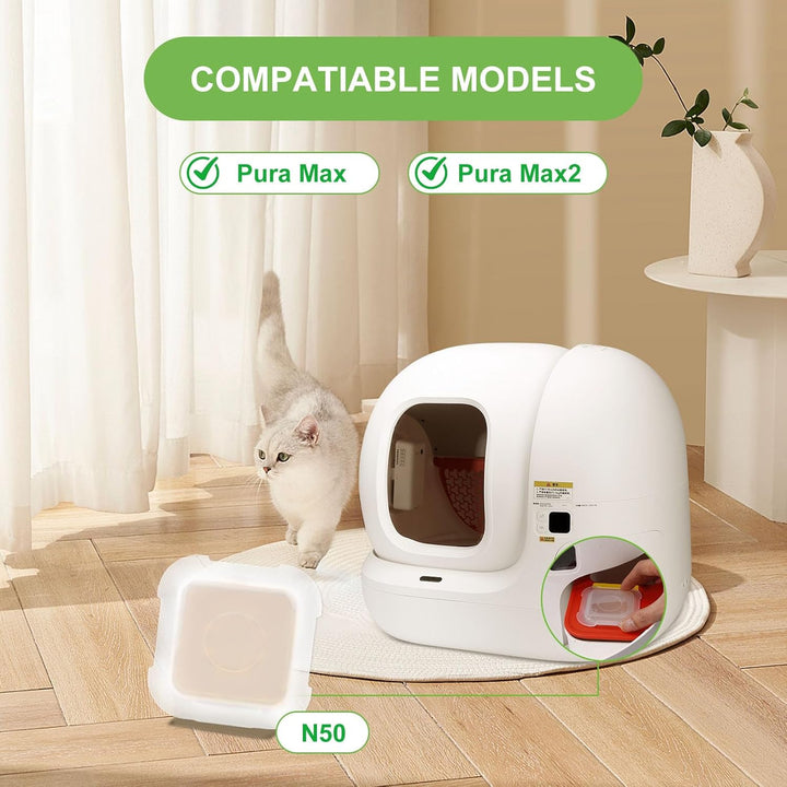 Geruchsvernichter N50 2.0 für Pura Max/Pura Max 2/Purobot Max Selbstreinigende Katzentoilette, ProSe