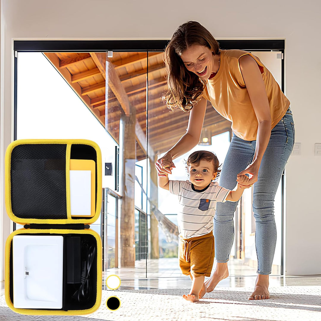 Hartschalen Schutzhüllen Tasche Geeignet für Kodak Dock Plus 4PASS Fotodrucker (Schwarz + Gelb), Sch