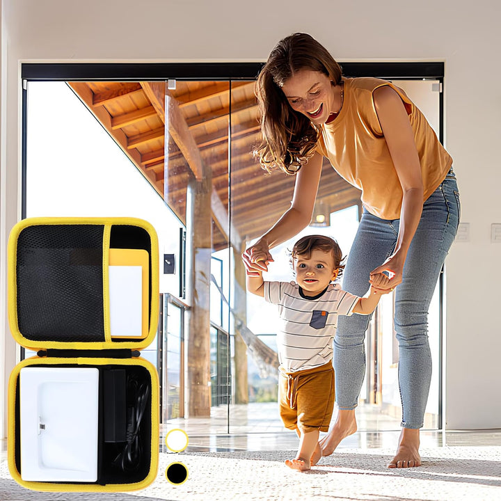 Hartschalen Schutzhüllen Tasche Geeignet für Kodak Dock Plus 4PASS Fotodrucker (Schwarz + Gelb), Sch