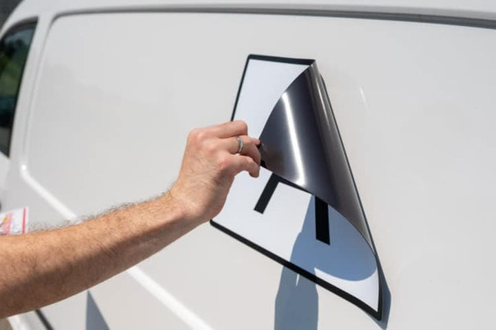 2 Stück – Abfalltafel A-Schild gem. § 55 KrWG und ALT § 56 KrWG §52 Abfalltransport Magnetisch Warnt