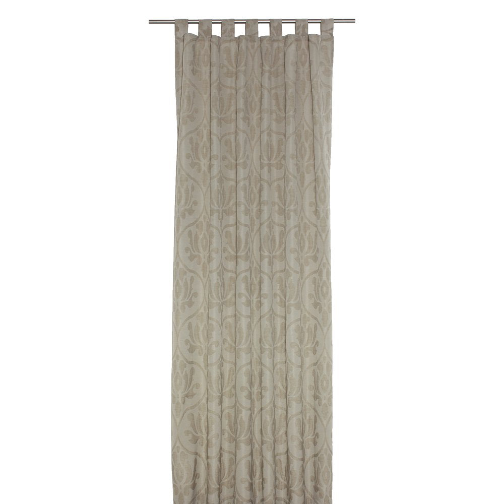Wirth Fertigschal Medina mit Schlaufen, Polyester, Beige, 245 x 135 cm Beige 245 x 135 cm, Beige 245