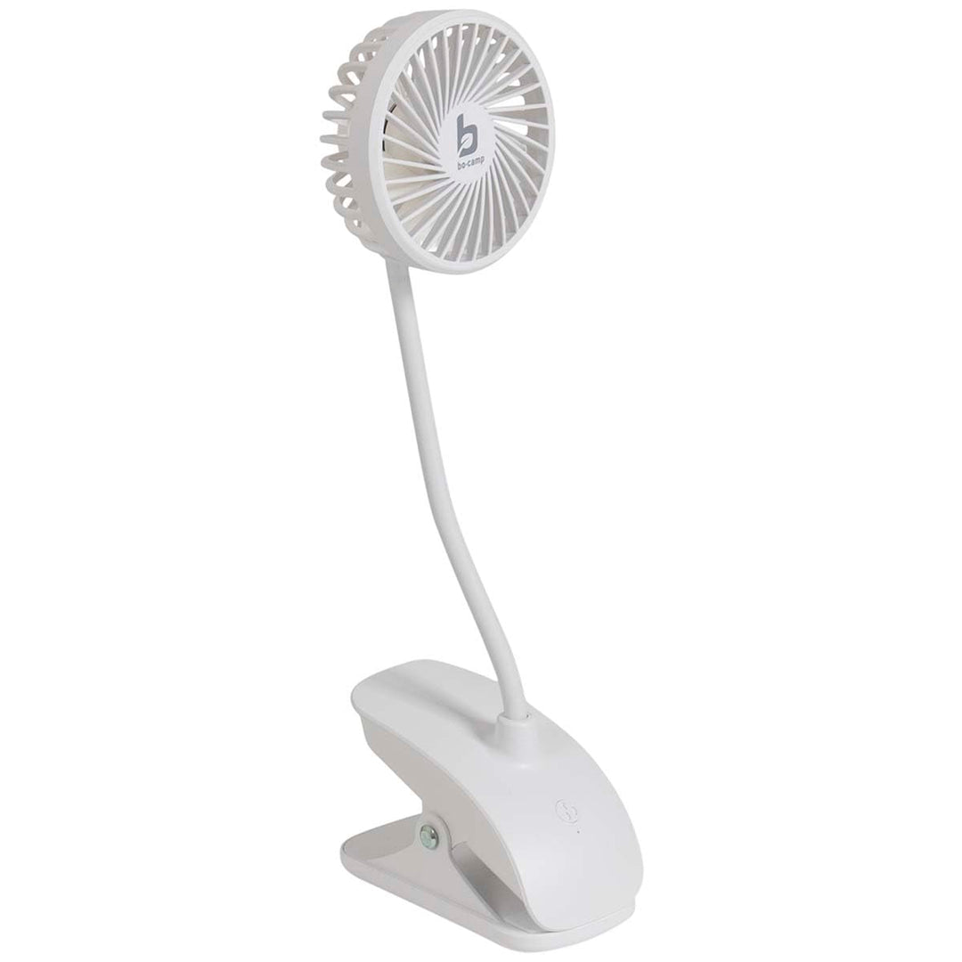 Bo-Camp - Tischventilator mit Klemme - Flex - ABS - Weiss