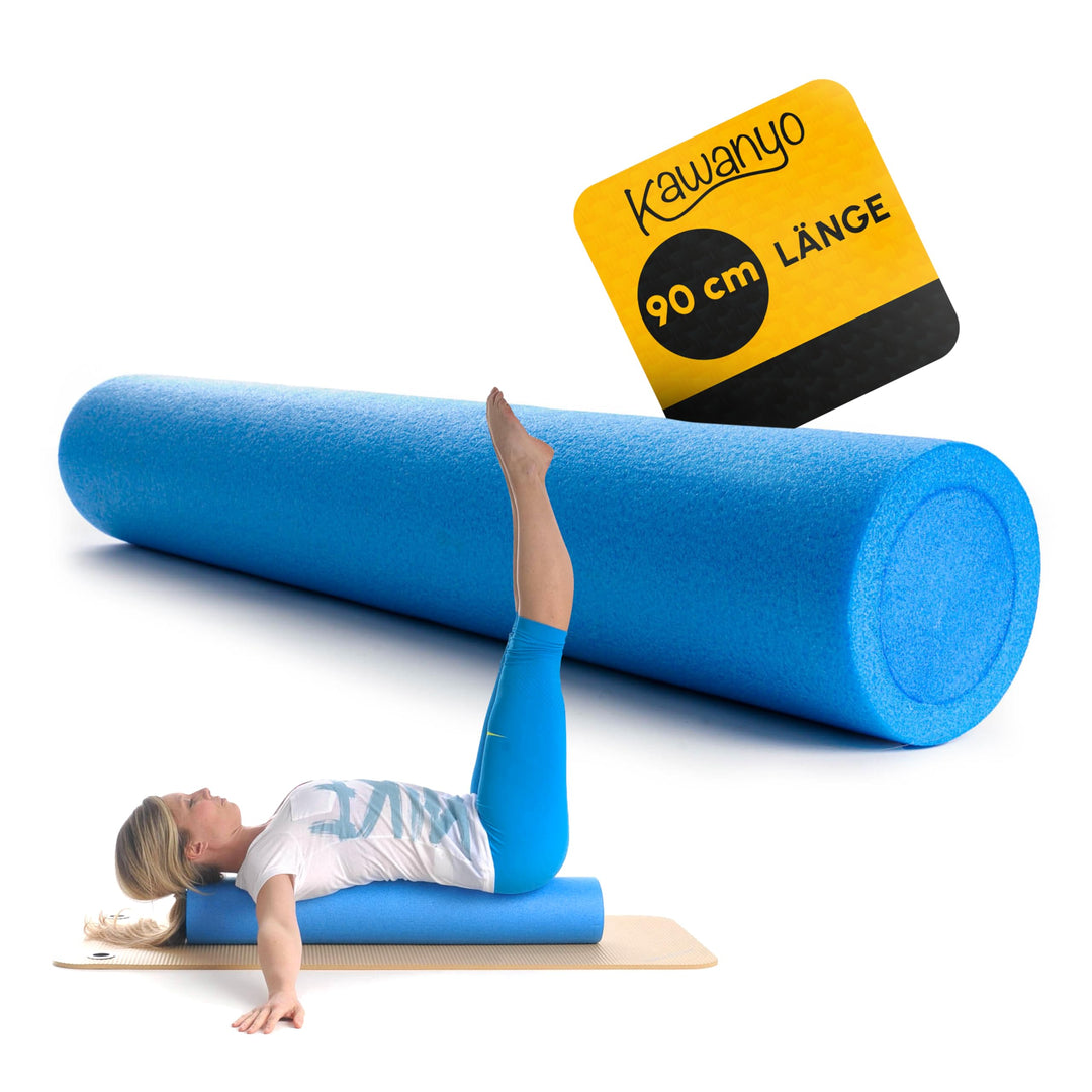 Pilates Rolle für Stabilitäts- &amp; Balanceübungen – Übungshilfe zum Pilatestraining – Yoga Rolle aus H