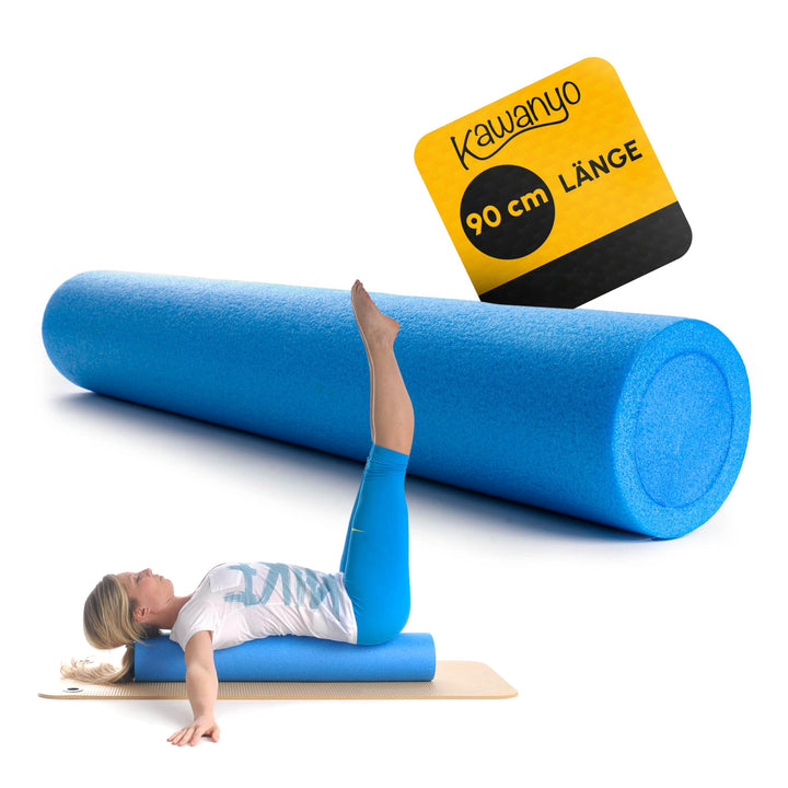 Pilates Rolle für Stabilitäts- &amp; Balanceübungen – Übungshilfe zum Pilatestraining – Yoga Rolle aus H