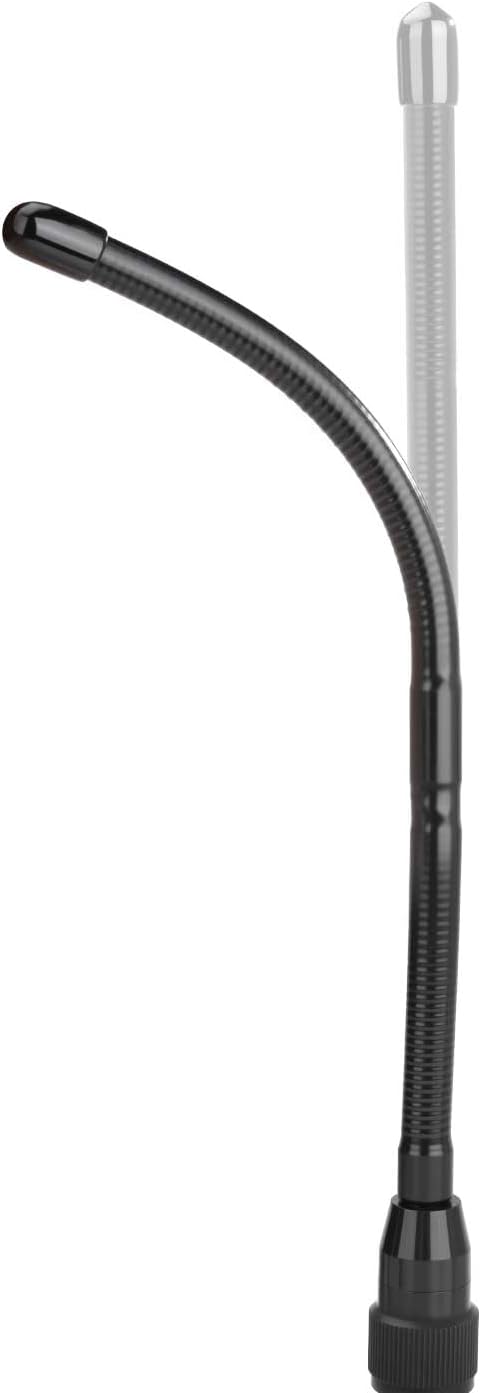 Bingfu 27MHz CB Funkantenne Soft Whip mit PL259 UHF Stecker, 5m RG58 Koaxialkabel und Edelstahl-Mont