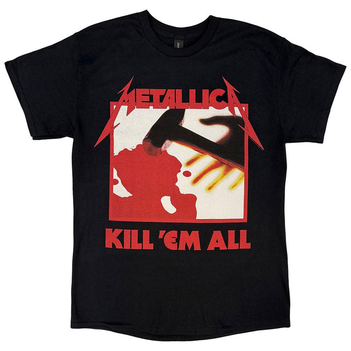 Metallica T Shirt Kill Em All Tracks Band Logo Nue offiziell Herren
