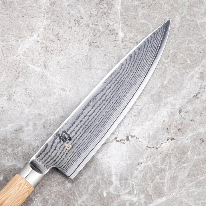 KAI DM0706W DM-0706W SHUN WHITE Kochmesser 8 (20 cm), Silber,holzfarbe