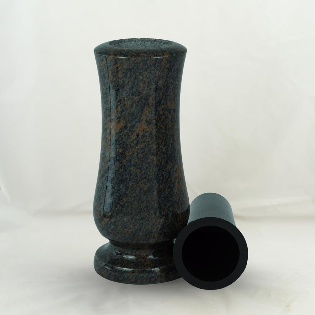 designgrab Taille-medium Grabvase aus Granit Gneis Halmstad