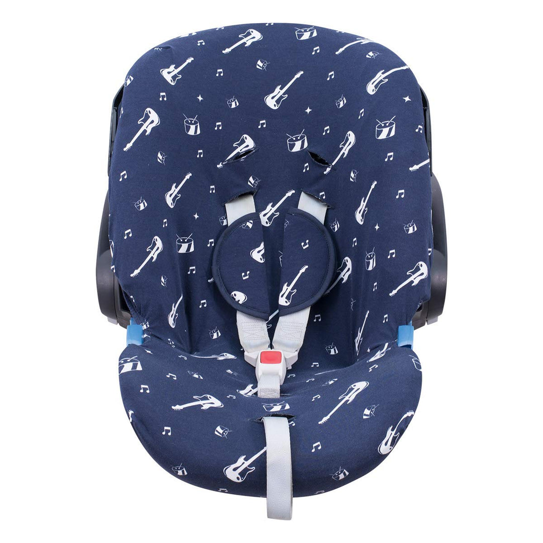 JYOKO Kids Bezug für Autositz kompatibel mit Cybex Aton Cloud- Q-M-2-4-5, aus Baumwolle (Aton 2, Roc