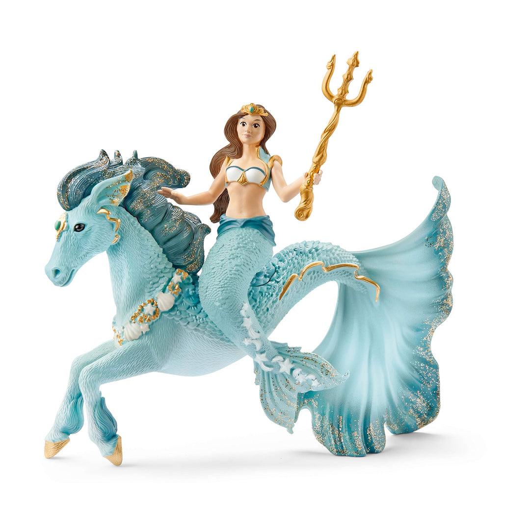 Schleich 70594 Mermaid Eyela on Underwater Horse Bayala Standardverpackung, Standardverpackung