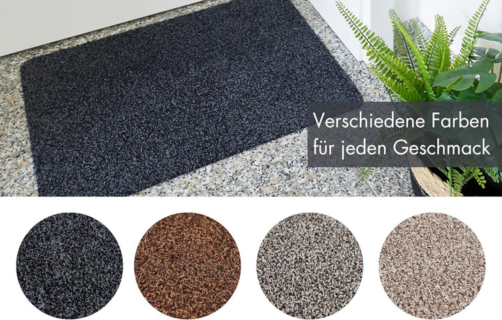 andiamo Fussmatte innen Samson – waschbare Schmutzfangmatte für den Innenbereich – rutschfeste & sau
