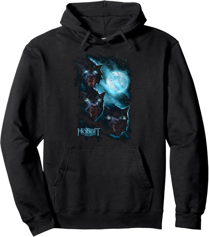 Hobbit Three Warg Moon Pullover Hoodie