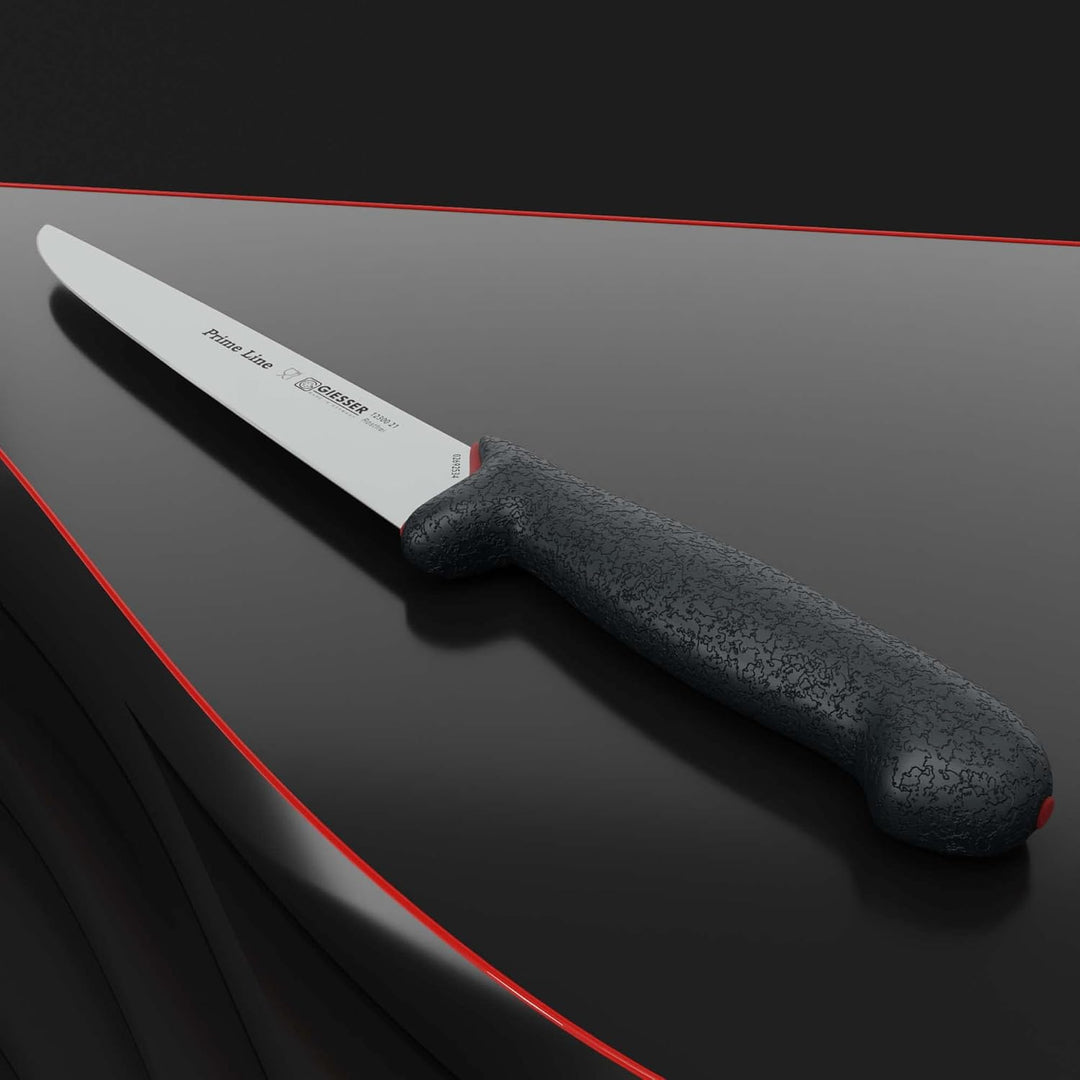 Giesser seit 1776 - Made in Germany - Stechmesser rutschfest PrimeLine, Klinge 21 cm, schwarz, schar