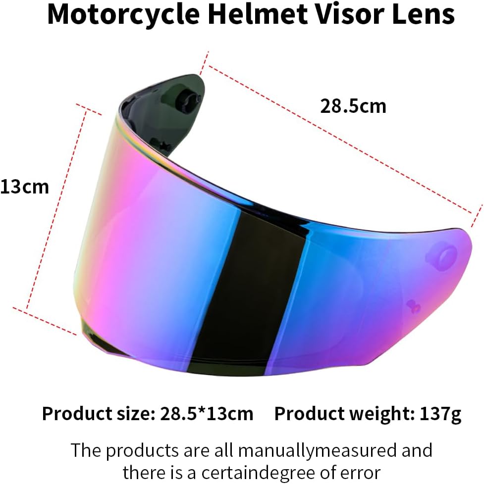 Helmvisier für LS2 FF328/FF353/FF800,Motorradhelm Visier,Motorrad Windschutz Helm Objektiv Visier Vo