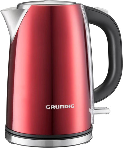 Grundig WK 6330 Wasserkocher, Rot (Metallic),