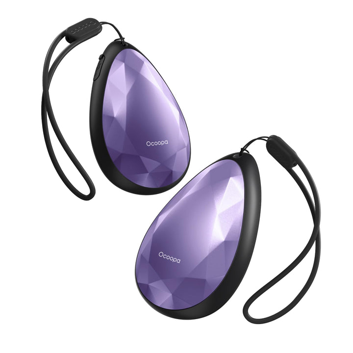 OCOOPA Damen Handwärmer Elektrisch 2er-Pack, Stylisch, Diamantform Mit Magnet, Wiederaufladbar und W