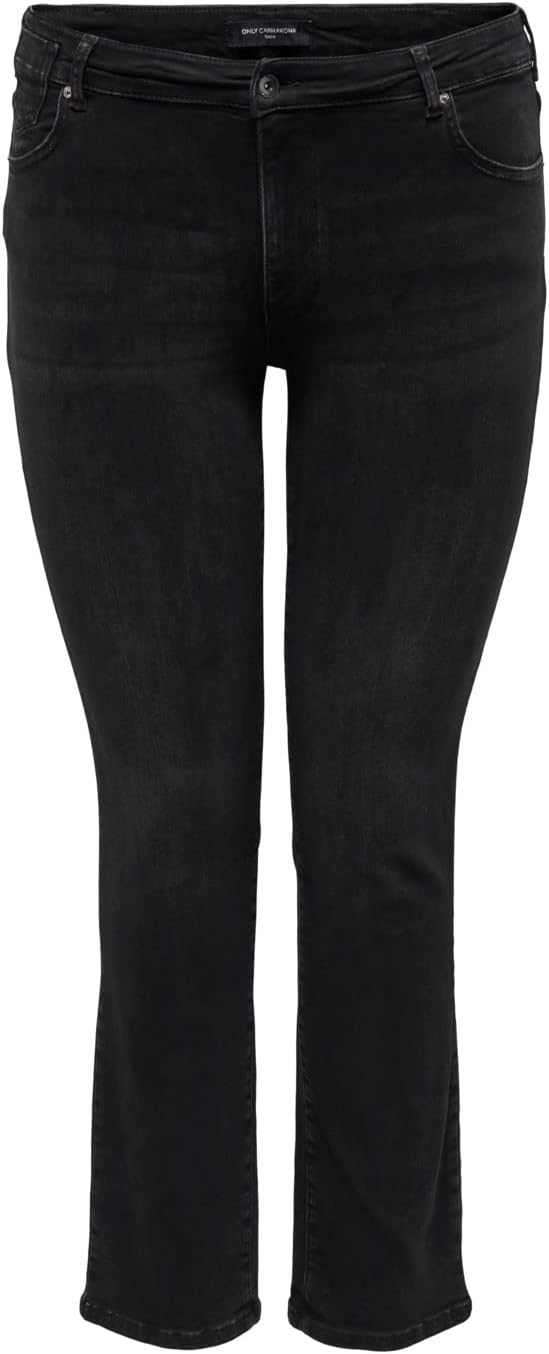 ONLY Carmakoma Damen Jeans Solid, 52W / 32L