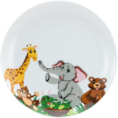 CreaTable, 22897, Serie ZOO, Geschirrset, Kinderservice 3 teilig Mehrfarbig