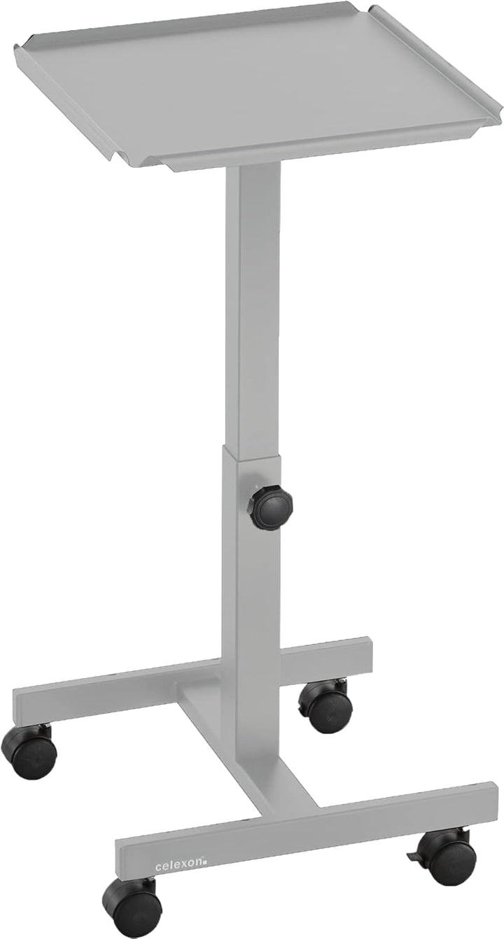 celexon Projektionstisch PT1010G - Projektor-Wagen höhenverstellbar: 60-90cm - grau 60 - 90cm Grau,
