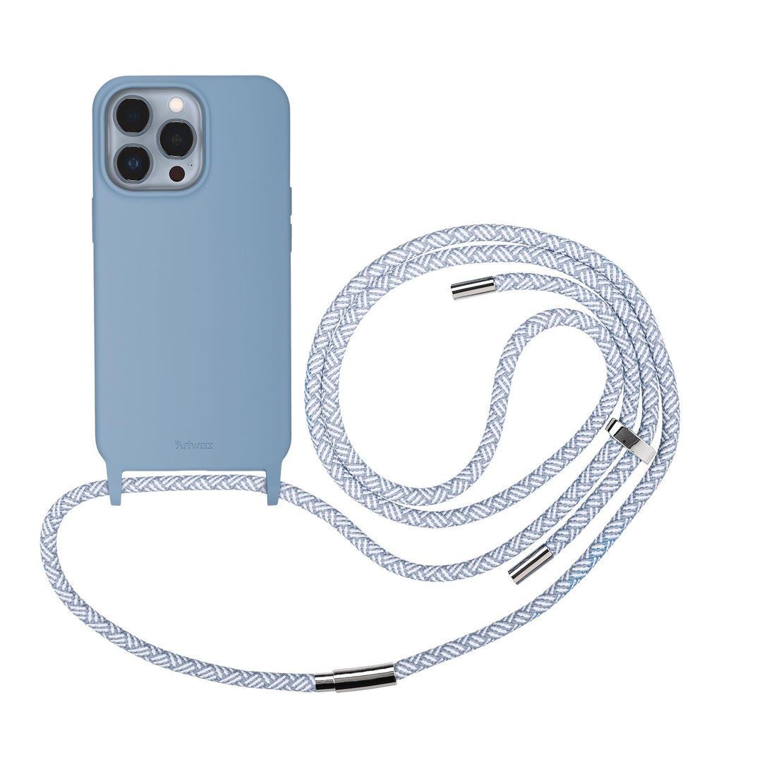 Artwizz HangOn Case kompatibel mit [iPhone 13 Pro] - Elastische Schutzhülle aus Silikon als Handyket
