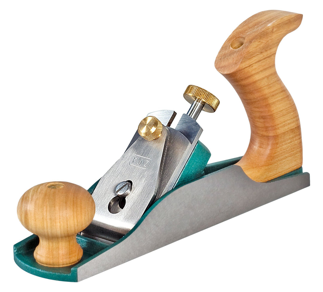 KUNZ®plus Doppelhobel Nr.3 240mm 44mm Hobeleisen Made in Germany | HSS-Ersatzeisen für Taschenhobel