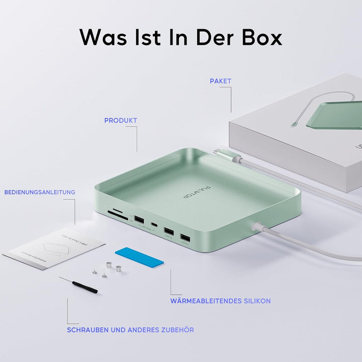 USB C HUB Für iMac 24" 2021/2023/2024, 7 In 1 iMac HUB Für iMac M1/M3/M4, iMacZubehör Mit USB C 10gb