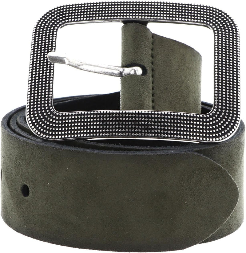 Vanzetti Classics 40mm Suede Belt W85 Olive