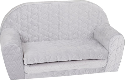 Knorrtoys 68461 Kindersofa-Cosy geo Grey