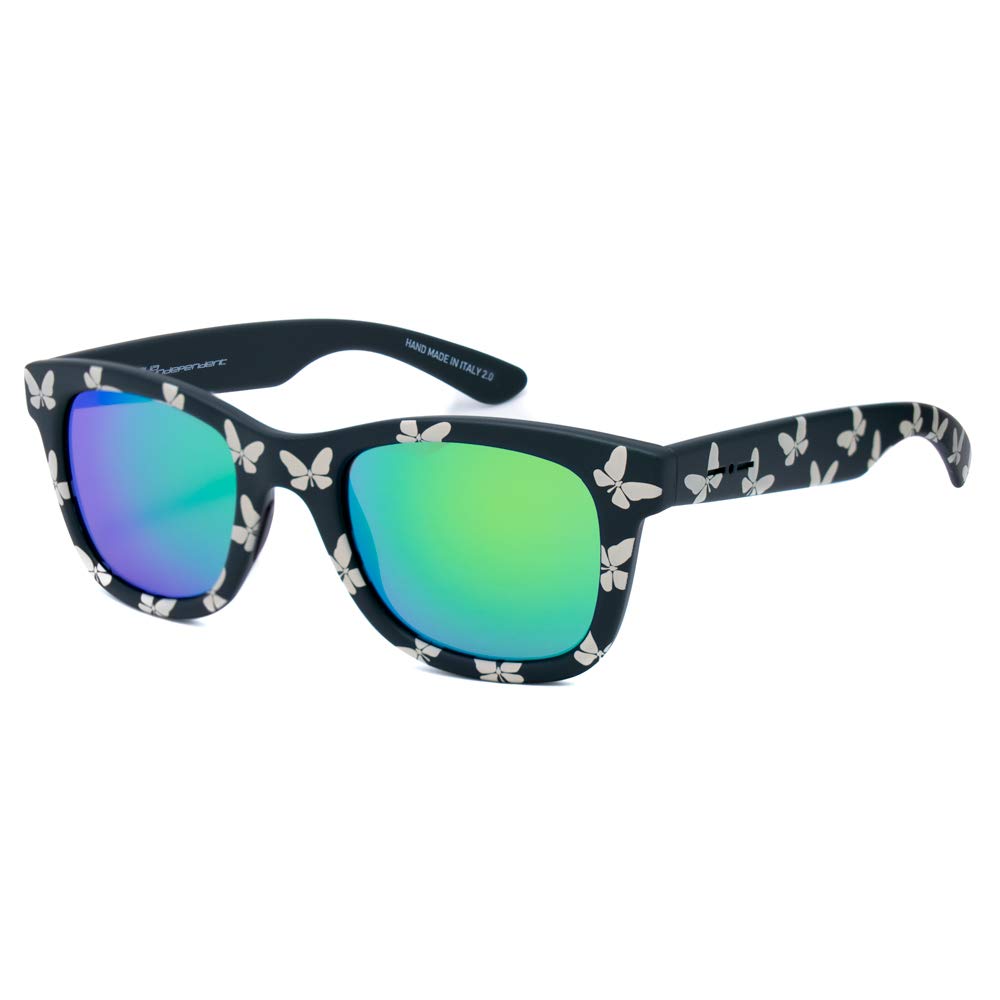 Italia Independent Sonnenbrille 0090T-FLWB-50 (50 mm) schwarz/creme