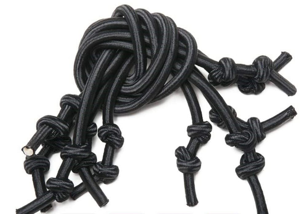 Ersatz Gummiseile- Zubehör für Jumpsport Fitnesstrampolin- Minitrampolin Set (30 STK) Variabel einst