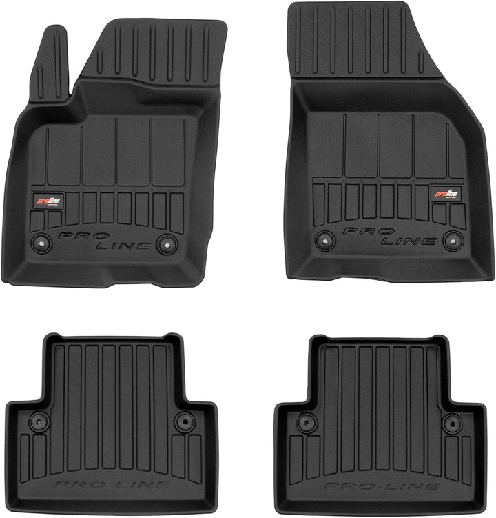 M MOTOS Gummimatten Auto Fussmatte passt für Volvo V50 2004-2012 Verbessern Sie Ihren Reisekomfort m