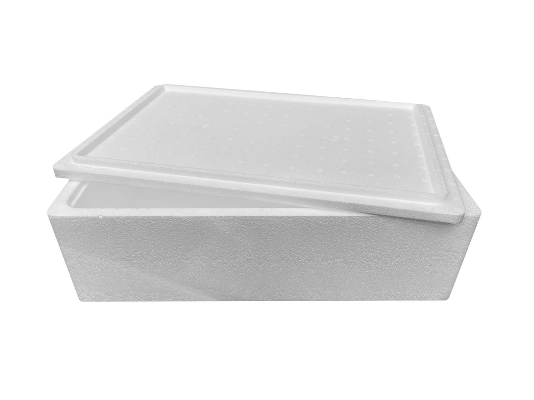 Thermobox, Styroporbox / Eisbox für Essen, Getränke & temperaturempfindliche Ware, Isolierbox aus St