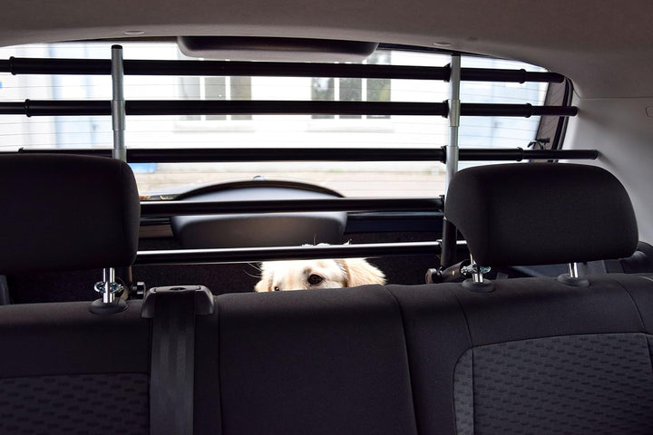 dobar® 62200 Walky Barrier Trenngitter Universal Umklappbar- Kofferraum Hundegitter - Auto Transport