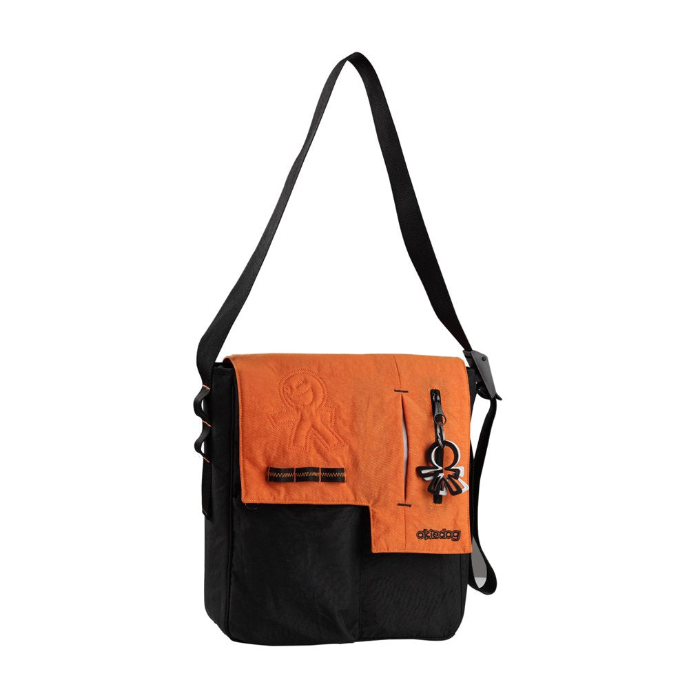 Okiedog Wickeltasche Loft Paige - orange/schwarz