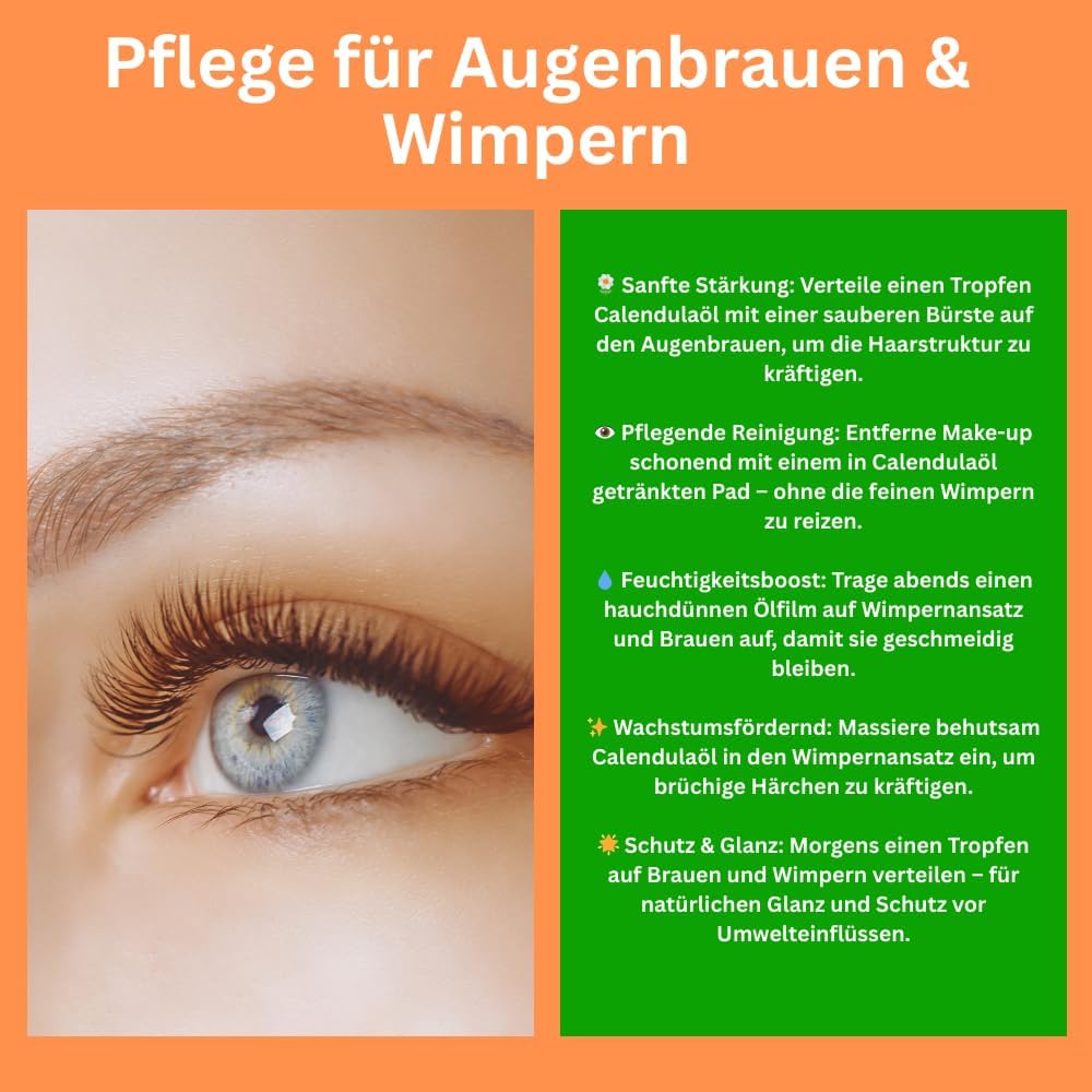 Bio Calendulaöl – 1000ml - naturreines Ringelblumenöl – 100% reines Pflegeöl für Haut & Kosmetik – N