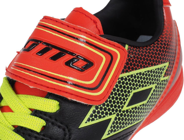 Lotto Spider XI ID Junior SL, Jungen, Black/Yellow Safety, 31 EU Black Yellow Safety