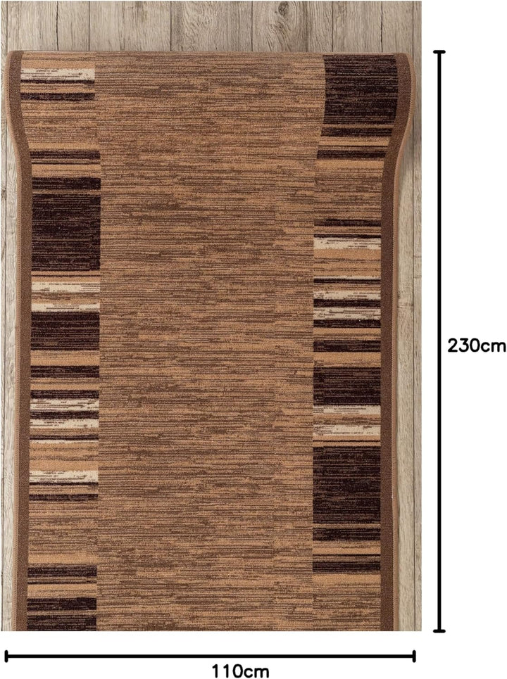 Modernen Preiswert Antirutsch Läufer Adagio beige, Anti Rutsch Teppich rutschfest Brücke Meterware R
